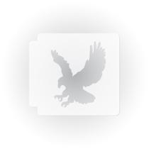 Molde Vazado Eagle 783-B338 46 cm em Mylar Plástico Molde Vazado Eagle 783-B338 46 cm em Mylar Plástico