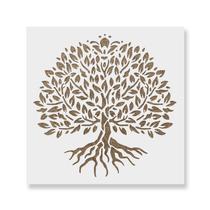 Molde Vazado Grande Árvore da Vida Yggdrasil Stencil Revolution Molde Vazado Grande Árvore da Vida Yggdrasil Stencil Revolution