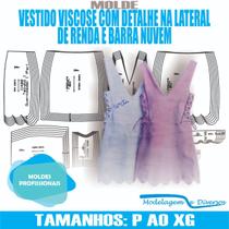 Molde vestido det. lat., modelagem&diversos, p-xg, correios