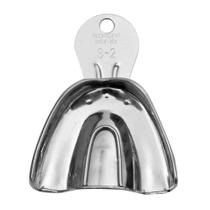 MOLDEIRA INOX RASA LISA Nº02 SUPERIOR - TECNODENT MOLDEIRA INOX RASA LISA Nº02 SUPERIOR - TECNODENT