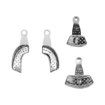 Moldeiras Parciais Perfuradas Inox com 4 Peças - Tecnodent Moldeiras Parciais Perfuradas Inox com 4 Peças - Tecnodent