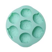 Moldes de Bolo de Arroz em Silicone - 7 Modelos de Desenhos Animados
