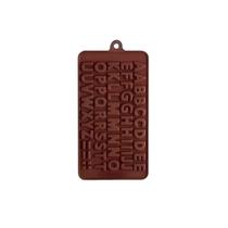 Moldes de chocolate de silicone Molde de alfabeto duplo Moldes de chocolate de silicone Molde de alfabeto duplo