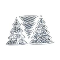 Moldes De Corte De Metal Para Árvore De Natal Para Scrapbooking, Cartões De Papel, Faca De