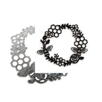 Moldes De Corte De Metal Para Folhas De Guirlanda De Flores, Scrapbooking, Álbum De Fotos,