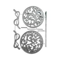 Moldes De Corte De Metal Para Scrapbooking Em Forma De Laço De Bola De Natal