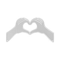 Moldes De Corte Em Forma De Coração Com Laço Para Scrapbook, Ferramenta De Artesanato Em Papel Para Moldes De Corte Em Forma De Coração Com Laço Para Scrapbook, Ferramenta De Artesanato Em Papel Para