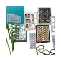 Moldes De Corte Metálico Para Scrapbooking, Artesanato Em Papel, Estêncil De Embossing Para Portas,