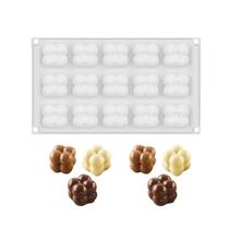 Moldes de cubos de silicone de 15 cavidades para mousse e chocolate Moldes de cubos de silicone de 15 cavidades para mousse e chocolate