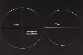 Moldes de Estêncil Geométrico Circular 18/20 cm, Espessura 0,3 cm, para Medições DIY, 2 Peças - Traceease Moldes de Estêncil Geométrico Circular 18/20 cm, Espessura 0,3 cm, para Medições DIY, 2 Peças - Traceease