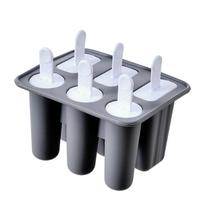 Moldes de gelo de silicone, molde de sorvete de liberação fácil, palito de picolé reutilizável para picolés caseiros e sorvetes