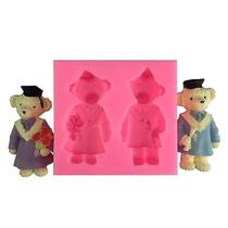 Moldes de panelas de bolo dr. hat cub styling aromaterapia molde de gesso 2pcs