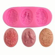 Moldes de panelas de bolo molde de cola de gota de forma rosa bolo bonito em forma de pássaro decora molde 2pcs