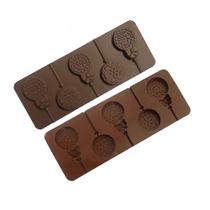 Moldes de panelas de bolo molde de pirulito em forma de jacinto