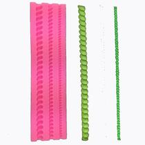 Moldes de panelas de bolo novo molde de cola de gota de forma de corda o bolo em forma de corda decora o molde 2pcs