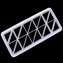 Moldes de panelas de bolo novo triângulo direito molde de silicone bolo geométrico decora o molde 3pcs/set