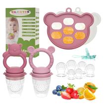 Moldes de Picolé de Leite Materno WAJIAYON com Chupetas de Silicone para Bebês - Kit com 4 Peças Moldes de Picolé de Leite Materno WAJIAYON com Chupetas de Silicone para Bebês - Kit com 4 Peças