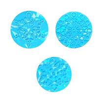 Moldes De Resina Holográfica Em Forma De Floco De Neve 3pcs, Moldes De Silicone Para Ornamentação De Moldes De Resina Holográfica Em Forma De Floco De Neve 3pcs, Moldes De Silicone Para Ornamentação De