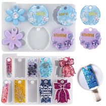 Moldes de resina LET'S RESIN Name Plates 16 cavidades para copo