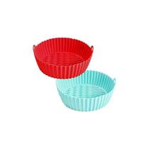 Moldes de revestimento de fritadeira de silicone para bandeja de fritadeira de ar comprimido 500mL x2
