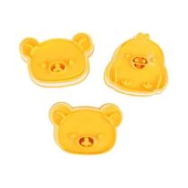Moldes De Sanduíche Em Forma De Urso 3 Peças/Conjunto Cortadores De Pão, Bolo, Biscoito E Moldes De Sanduíche Em Forma De Urso 3 Peças/Conjunto Cortadores De Pão, Bolo, Biscoito E