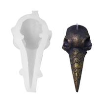 Moldes De Silicone 3D De Caveira De Corvo Para Halloween, Para Resina, Velas, Artesanato Em Gesso, Moldes De Silicone 3D De Caveira De Corvo Para Halloween, Para Resina, Velas, Artesanato Em Gesso,