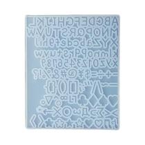 Moldes De Silicone 3D De Letras E Números Do Alfabeto A-Z Para DIY, Arte Em Unhas, Fundição De Moldes De Silicone 3D De Letras E Números Do Alfabeto A-Z Para DIY, Arte Em Unhas, Fundição De