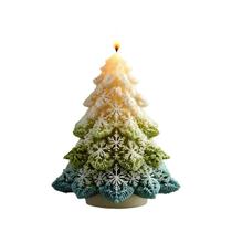 Moldes De Silicone 3D Para Velas Em Formato De Árvore De Natal, Para Modelagem DIY E Decoração