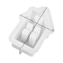 Moldes De Silicone Em Forma De Coração Para Fundição De Gesso, Concreto, Resina E Argila Moldes De Silicone Em Forma De Coração Para Fundição De Gesso, Concreto, Resina E Argila