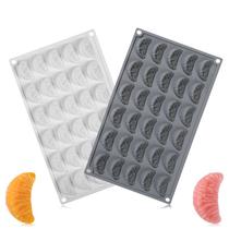 Moldes de silicone em forma de fruta para chocolate e mousse - 2 peças