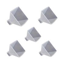 Moldes De Silicone Em Forma De Pirâmide Para DIY, Conjunto De 5 Peças Para Fazer Joias Em Resina E