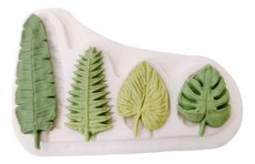Moldes de Silicone: Folhagens Variadas
