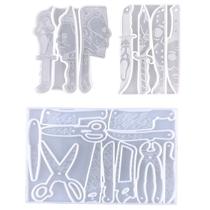 Moldes de silicone HyZaphix, 13 peças, Knife Dagger para bricolage