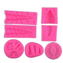 Moldes De Silicone Kit C/5 - Chifre E Cílios Unicórnio Kit20