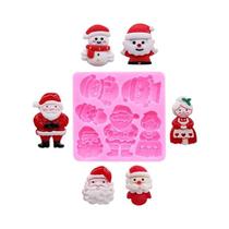 Moldes De Silicone Para Bells De Natal, Boneco De Neve E Casa De Neve Para Fondant, Acessórios De