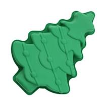 Moldes De Silicone Para Confeitaria DIY, Decoração De Bolos De Chocolate Em Forma De Árvore De Natal Moldes De Silicone Para Confeitaria DIY, Decoração De Bolos De Chocolate Em Forma De Árvore De Natal