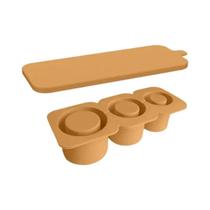 Moldes de Silicone para Cubos de Gelo - Formato Circular - Verão