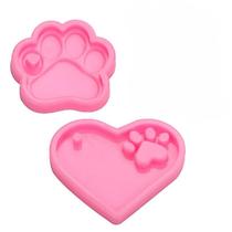 Moldes de silicone para fabricação de joias de resina (2 unidades)