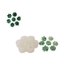 Moldes De Silicone Para Flores 7 Peças 3D Rosa Peônia Para Chocolate, Bolo, Velas, Sabão, Gesso,