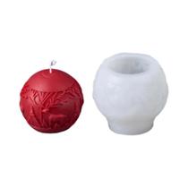 Moldes De Silicone Para Ornamentos De Natal Feitos À Mão Para Árvore, Bola De Alce, Sabonete