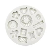 Moldes de Silicone para Pão de Mel, Donuts e Doces - Kit para Decoração de Bolo