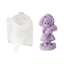 Moldes De Silicone Para Velas De Menina Fada, Boneca De Desenho Animado, Sabonete De Resina,