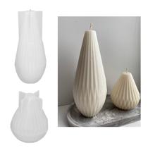 Moldes de vela TOPYS em forma geométrica DIY, pacote com 2 unidades