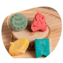 Moldes Ejetor Max Junino BlueStar Modelador de Doces Brigadeiros e Massas São João Arraiá