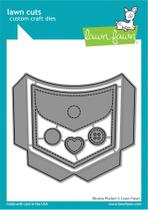Moldes para Artesanato Lawn Fawn LF3441 Bolso para Dinheiro 5 Peças Moldes para Artesanato Lawn Fawn LF3441 Bolso para Dinheiro 5 Peças