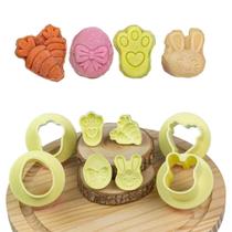 Moldes Para Ejetor Max Páscoa Brilhante 08 Peças Blue Star Confeitaria Doce Gourmet Brigadeiro Biscoito