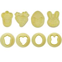 Moldes para Ejetor Max Páscoa Brilhante - 8 Peças Moldes para Ejetor Max Páscoa Brilhante - 8 Peças