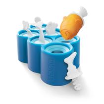 Moldes para picolé ZOKU Fish Pop 6 diferentes de silicone sem BPA Moldes para picolé ZOKU Fish Pop 6 diferentes de silicone sem BPA
