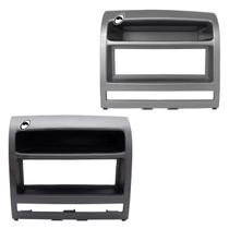 Moldura 1 Din Fiat Idea Palio Strada Siena CD / MP3 DVD - Cinza Kiron ou Prata