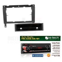 Moldura 1 Din Gol / Saveiro G3 + Rádio Premium E-tech